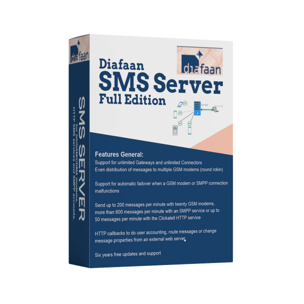 Diafaan SMS Server Full Edition