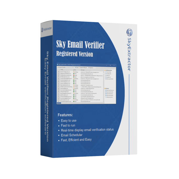 Sky Email Verifier Registered Version