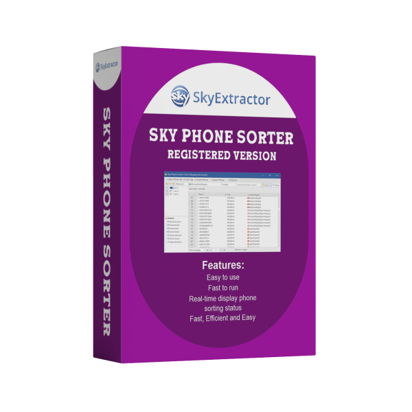 Sky Phone Sorter Registered Version