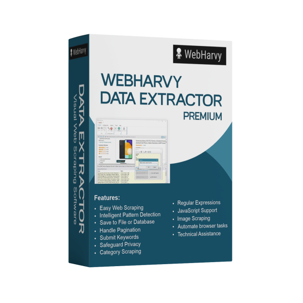 WebHarvy Data Extractor Premium