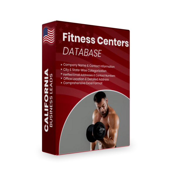 Gyms Data California (Fresh Leads)