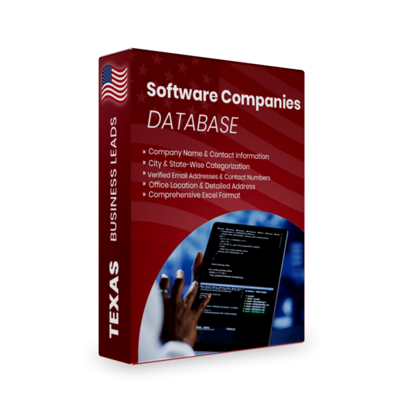 Software Companies Data Texas (Fresh Leads)