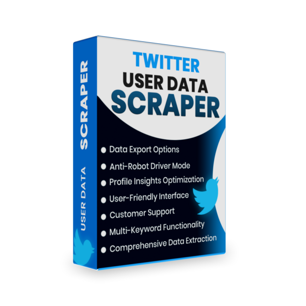 Twitter User Data Scraper Unlimited PCs
