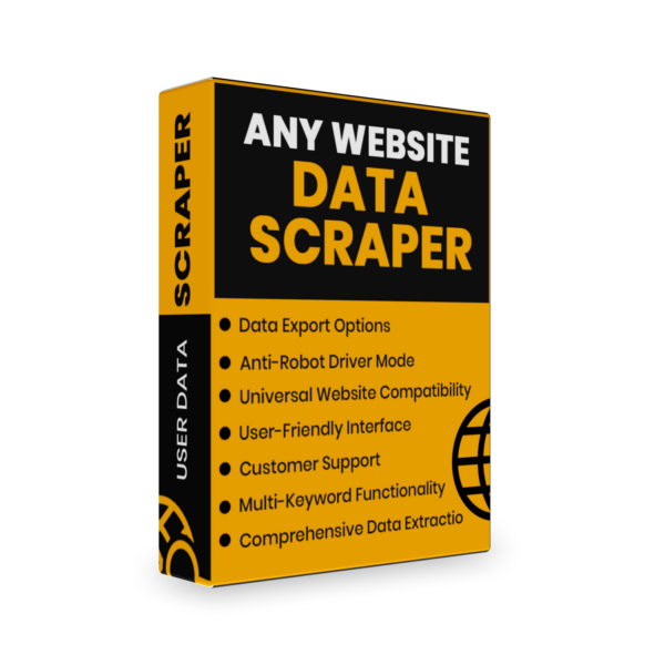 Any Website Data Scraper Unlimited PCs